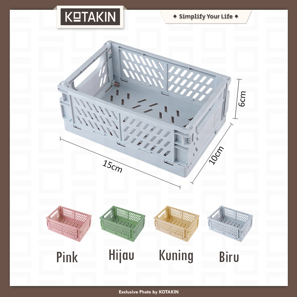 Desktop Storage Box Meja Aesthetic